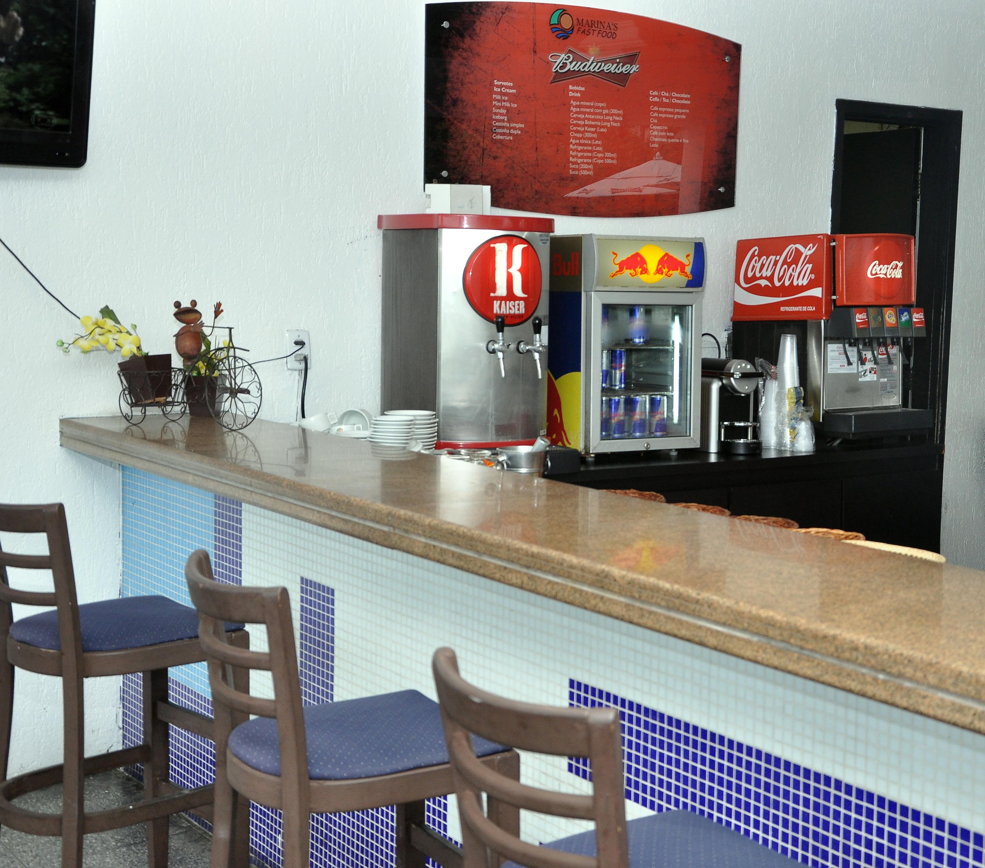 Marina Park Hotel Fortaleza  Exterior foto A 3D rendering of a bar